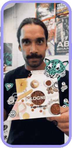 QR codes on food products for loyalty rewards and engagement