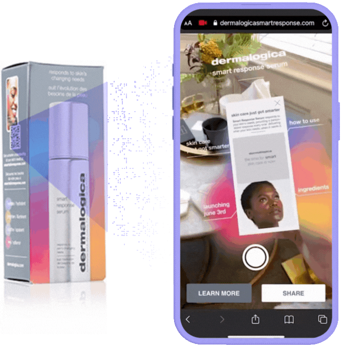 WebAR packaging lets customers explore products through AR experiences