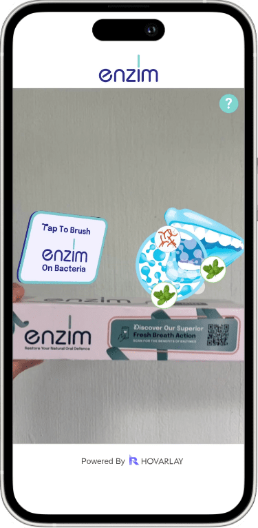 ENZIM AR Experience poweredby HOVARLAY