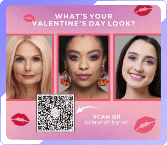 AR cosmetics experience lets users test products virtually