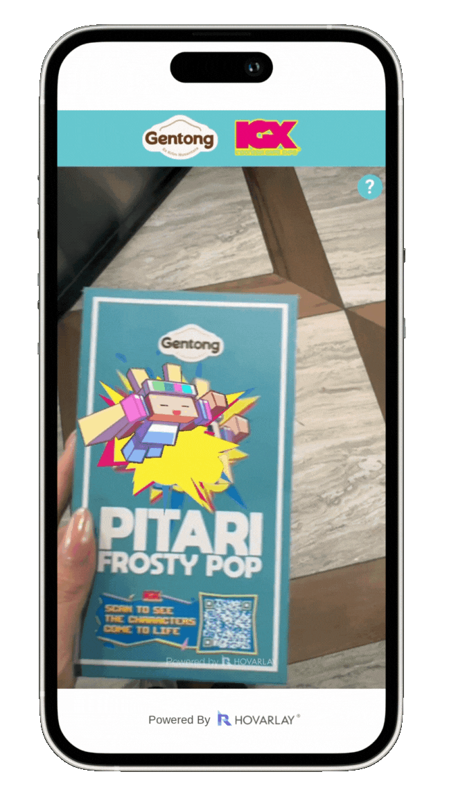 IGX x Gentong Ice Cream Packaging AR powered by HOVARLAY