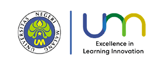 Logo seal for UM beside a multicolor 'ium' wordmark with the motto 'Excellence in Learning Innovation'.
